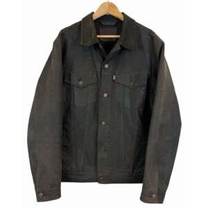 Filson x Levi's Trucker - Made in USA XXL Oiled / Waxed Patina RARE! Black/Brown